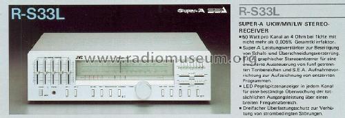 R-S33L; JVC - Victor Company (ID = 578388) Radio