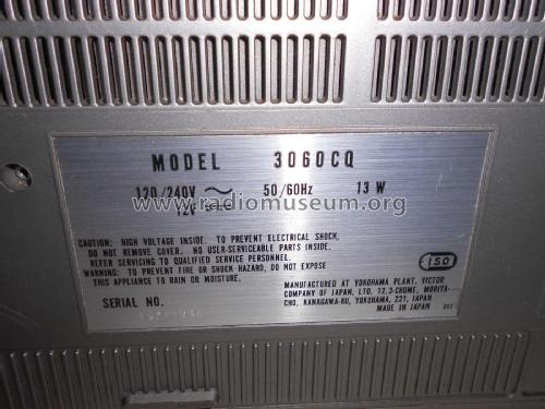 Radio-TV-Cassette Recorder 3060CQ; JVC - Victor Company (ID = 2290029) TV-Radio