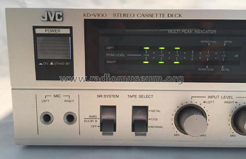 Stereo Cassette Deck KD-V100ED; JVC - Victor Company (ID = 2851824) R-Player