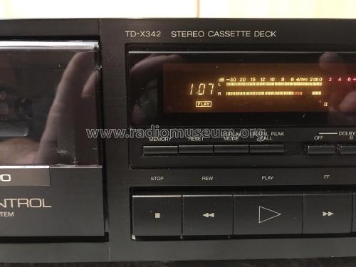 Stereo Cassette Deck TD-X342; JVC - Victor Company (ID = 2851963) R-Player