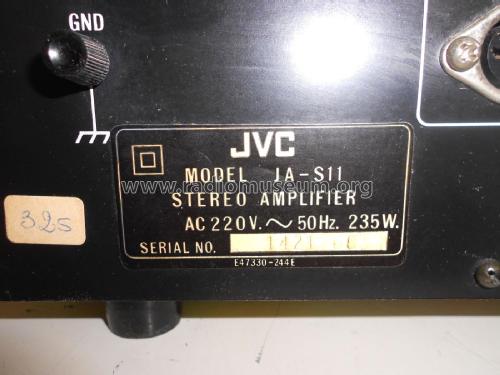 Stereo Integrated Amplifier JA-S11; JVC - Victor Company (ID = 2399647) Ampl/Mixer