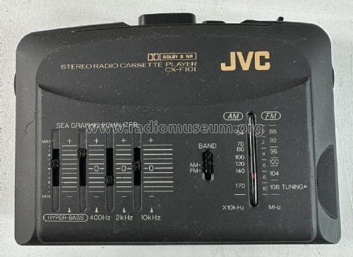 Stereo Radio Cassette Player CX-F101; JVC - Victor Company (ID = 2990240) Radio