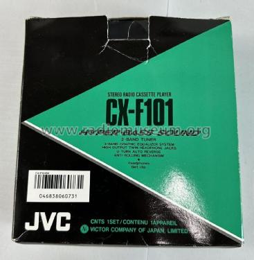 Stereo Radio Cassette Player CX-F101; JVC - Victor Company (ID = 2990248) Radio