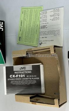 Stereo Radio Cassette Player CX-F101; JVC - Victor Company (ID = 2990249) Radio