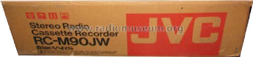 Stereo Radio Cassette Recorder RC-M90JW Boombox; JVC - Victor Company (ID = 1189241) Radio