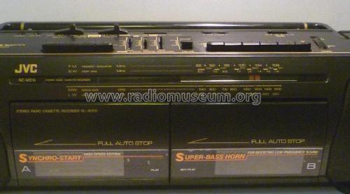Stereo Radio Cassette Recorder RC-W210; JVC - Victor Company (ID = 1727388) Radio