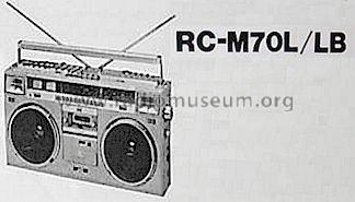 Stereo Radio Cassette Recorder RC-M70L ; JVC - Victor Company (ID = 640254) Radio