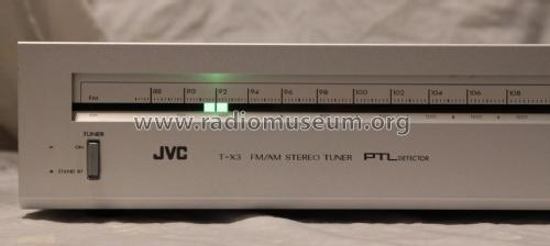 FM/AM Stereo Tuner T-X3; JVC - Victor Company (ID = 2093567) Radio