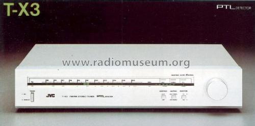 FM/AM Stereo Tuner T-X3; JVC - Victor Company (ID = 558997) Radio