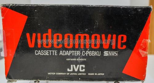 Videomovie Cassette Adapter SVHS C-P6BKU; JVC - Victor Company (ID = 1811277) Misc