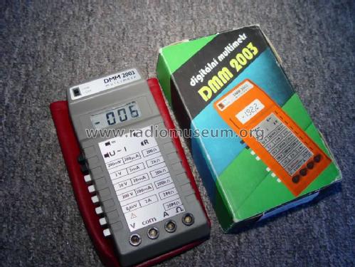 Digital Multimeter DMM 2003; Jzd Pokrok; Otice (ID = 992772) Ausrüstung