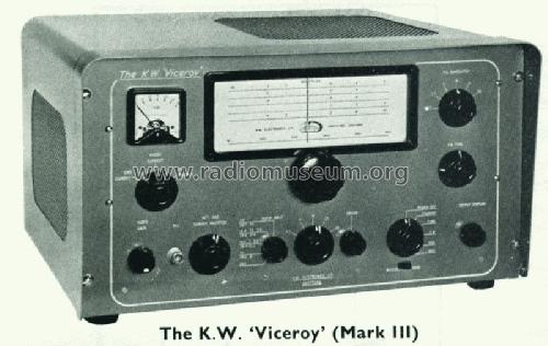 Viceroy SSB Transmitter Mark III ; K.W. Electronics Ltd (ID = 1269284) Amateur-T