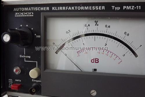 Automatischer Klirrfaktormesser PMZ-11; Kabid - Zopan; (ID = 1436001) Equipment