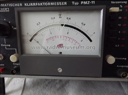 Automatischer Klirrfaktormesser PMZ-11; Kabid - Zopan; (ID = 1436003) Equipment