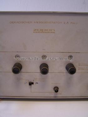 Zopan Dekadischer Messgenerator PW-7; Kabid - Zopan; (ID = 1704970) Equipment