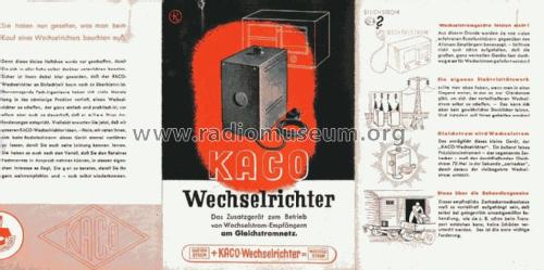 Wechselrichter WR100; Kaco, Kupfer-Asbest- (ID = 2409519) Aliment.