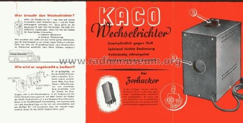 Wechselrichter WR100; Kaco, Kupfer-Asbest- (ID = 2409521) Strom-V