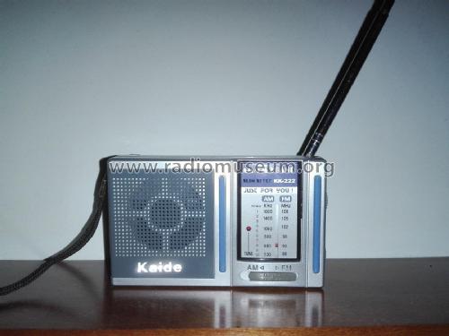 AM/FM 2 Band - Slim Style KK-222; Kaide Electronics Co (ID = 2483858) Radio