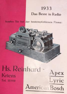 Apex 25-A Ch= 500; Kaiser & Co. SA; (ID = 2601453) Radio