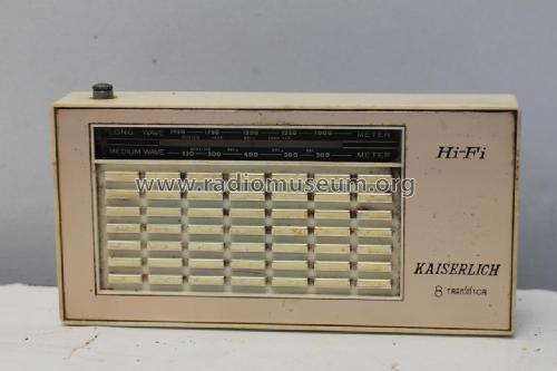 Kaiserlich HiFi 8 Transistor; Unknown to us - (ID = 1833524) Radio