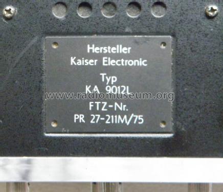 Mobilfunkgerät KA 9012 L; Kaiser Electronic (ID = 1133504) CB-Funk