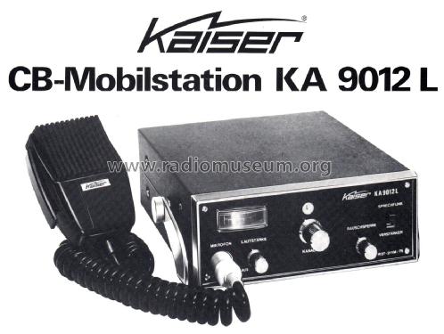 Mobilfunkgerät KA 9012 L; Kaiser Electronic (ID = 2612457) CB-Funk