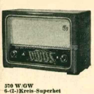 W-570 ; Kaiser KG, W. bzw. (ID = 513968) Radio