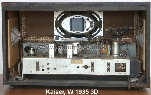 W1935/3D; Kaiser KG, W. bzw. (ID = 102548) Radio