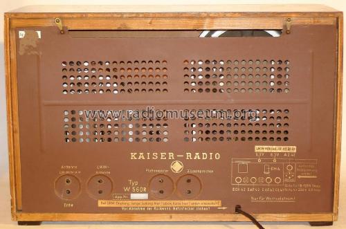 W560RU; Kaiser KG, W. bzw. (ID = 2067191) Radio