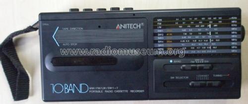 Anitech 10-Band Portable Radio Cassette Recorder WCR200; Anita, Anitech, (ID = 1959696) Radio