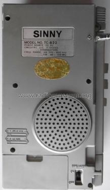 Sinny AM/FM Stereo Radio Cassette Recorder TC-822; Unknown to us - (ID = 2025880) Radio