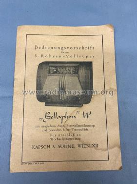 Belaphon Super U; Kapsch & Söhne KS, (ID = 2631635) Radio