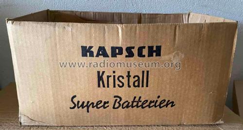 Kristall Super 67,5V; Kapsch & Söhne KS, (ID = 2884202) Aliment.