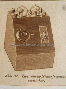 Zweiröhren-Niederfrequenz-Verstärker Katalog Nr. 10080; Kapsch & Söhne KS, (ID = 800908) Ampl/Mixer