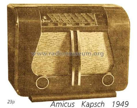 Amicus Super ; Kapsch & Söhne KS, (ID = 1831) Radio