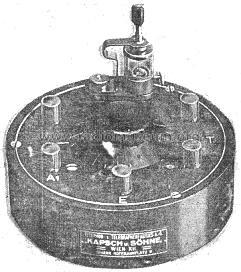 Kristall Detektor-Empfänger mit Variometer Katalog Nr. 10003; Kapsch & Söhne KS, (ID = 39295) Detektor