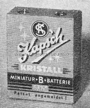 Kristall 67,5V; Kapsch & Söhne KS, (ID = 245635) Strom-V