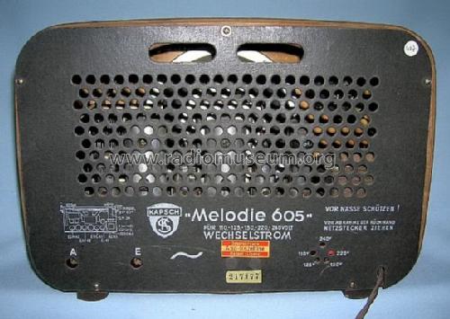 Melodie 605; Kapsch & Söhne KS, (ID = 573112) Radio