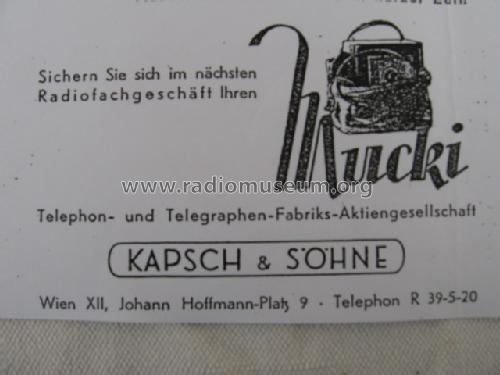 Mucki ; Kapsch & Söhne KS, (ID = 266844) Radio