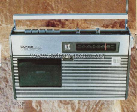 Radio-Recorder KR315; Kapsch & Söhne KS, (ID = 117856) Radio