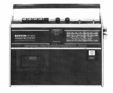 Radio-Recorder KR320; Kapsch & Söhne KS, (ID = 140059) Radio