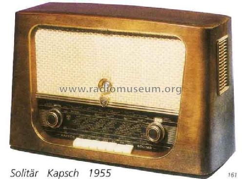 Solitär Wechselstrom; Kapsch & Söhne KS, (ID = 1834) Radio