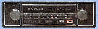 Stereo-Cassetten-Autoradio TRM-540; Kapsch & Söhne KS, (ID = 849274) Car Radio