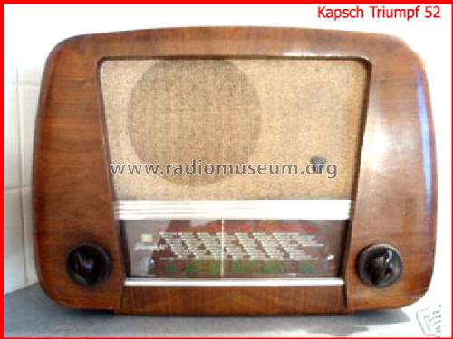 Triumph 52W; Kapsch & Söhne KS, (ID = 485265) Radio