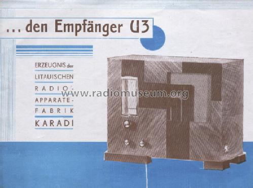 Karadi U3; Karadi, Kaunas (ID = 589360) Radio