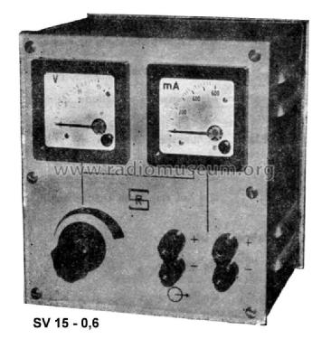 Stromversorgungsgerät SV15-0,6; Karsch, Ing. (ID = 805019) teaching