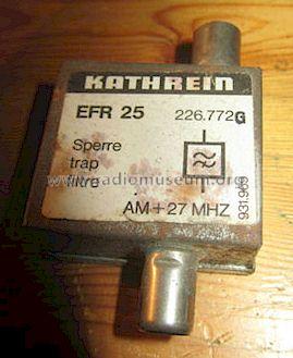 Sperre - Trap - Filter EFR 25; Kathrein; Rosenheim (ID = 1454949) Misc