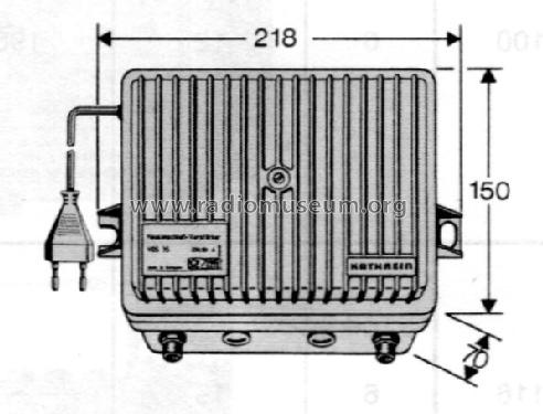 Hausanschluß-Verstärker VOS 35 BN 230125; Kathrein; Rosenheim (ID = 1740172) RF-Ampl.