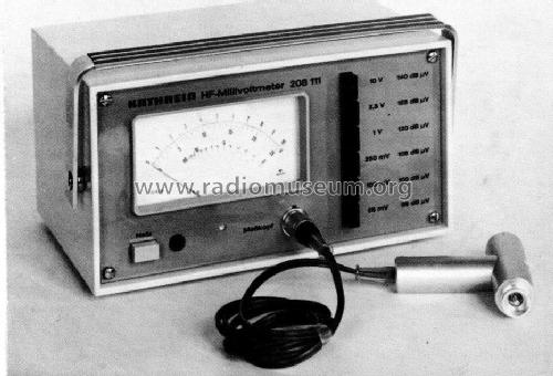 HF-Millvoltmeter MUK 11 BN 208111; Kathrein; Rosenheim (ID = 1790909) Equipment