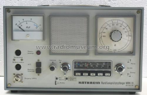 Rundfunkprüfempfänger MRK11; Kathrein; Rosenheim (ID = 323063) Ausrüstung